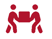 volunteers red icon